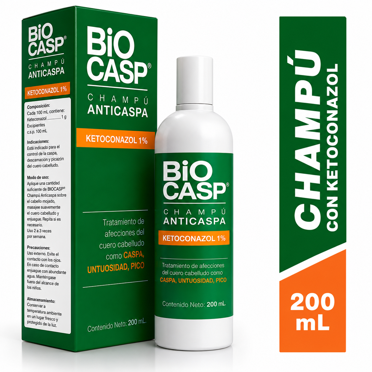 BIOCASP Champú Anticaspa⭐