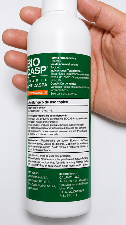 BIOCASP Champú Anticaspa⭐