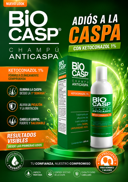 BIOCASP Champú Anticaspa⭐