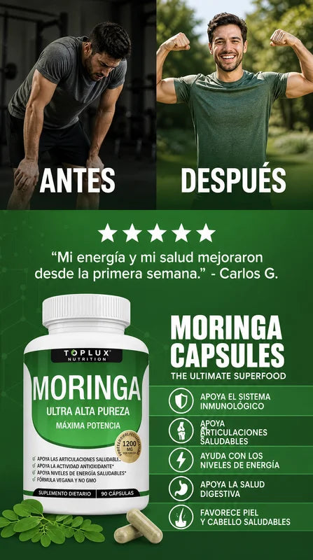 Moringa Ultra High Purity 1200mg🌿