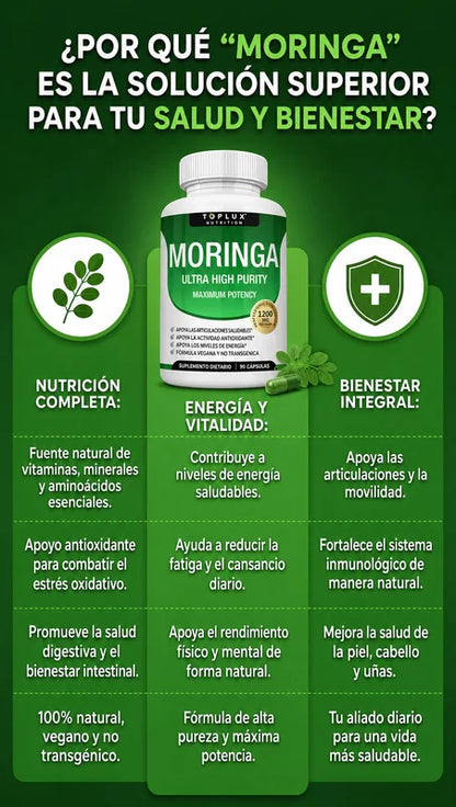 Moringa Ultra High Purity 1200mg🌿