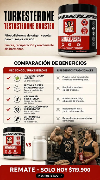 Turkesterone · Classic Series · 120 cápsulas💪