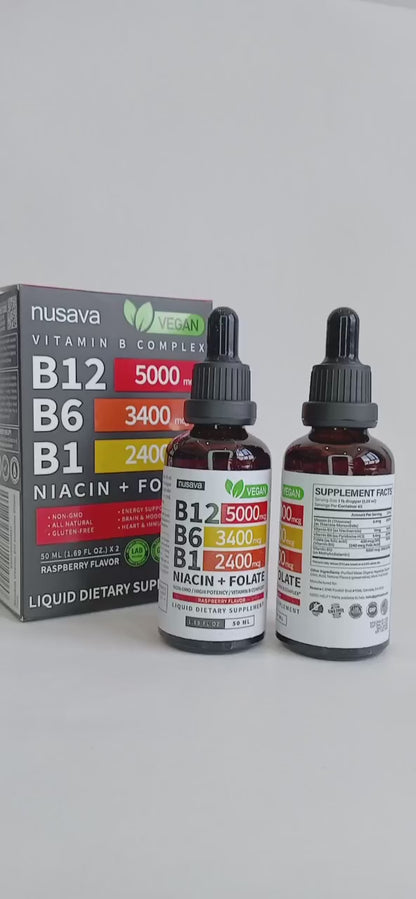 Complejo B Líquido Nusava⚡X2